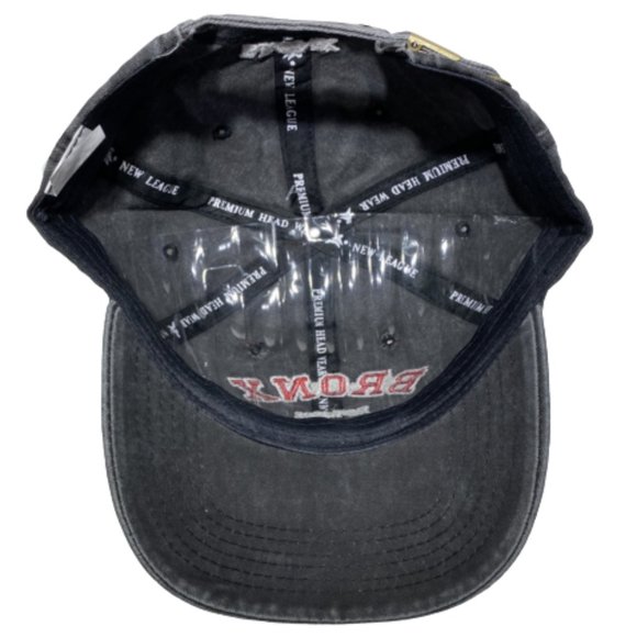 Bronx NY Embroidered Polo Cap, Denim Stonewashed Cap, Adjustable Baseball Cap - Picture 6 of 6